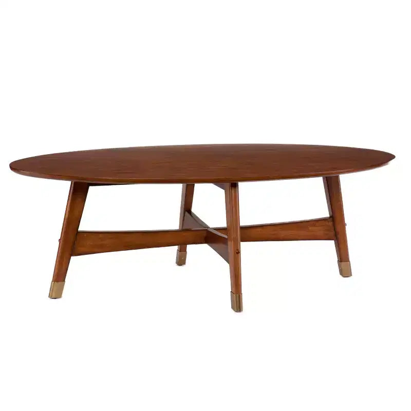 Table basse Rhoda Mid-Century Modern - Marron - SEI