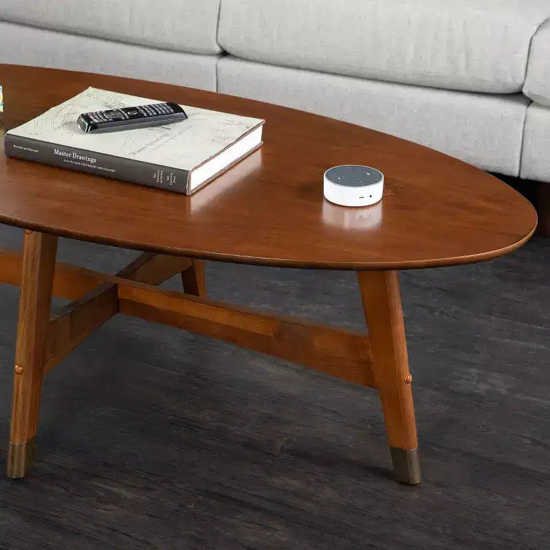 Table basse Rhoda Mid-Century Modern - Marron - SEI
