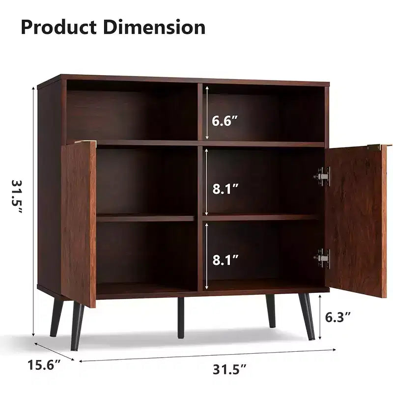31,5" Buffet/Bahut avec portes - Rangement pour coin café