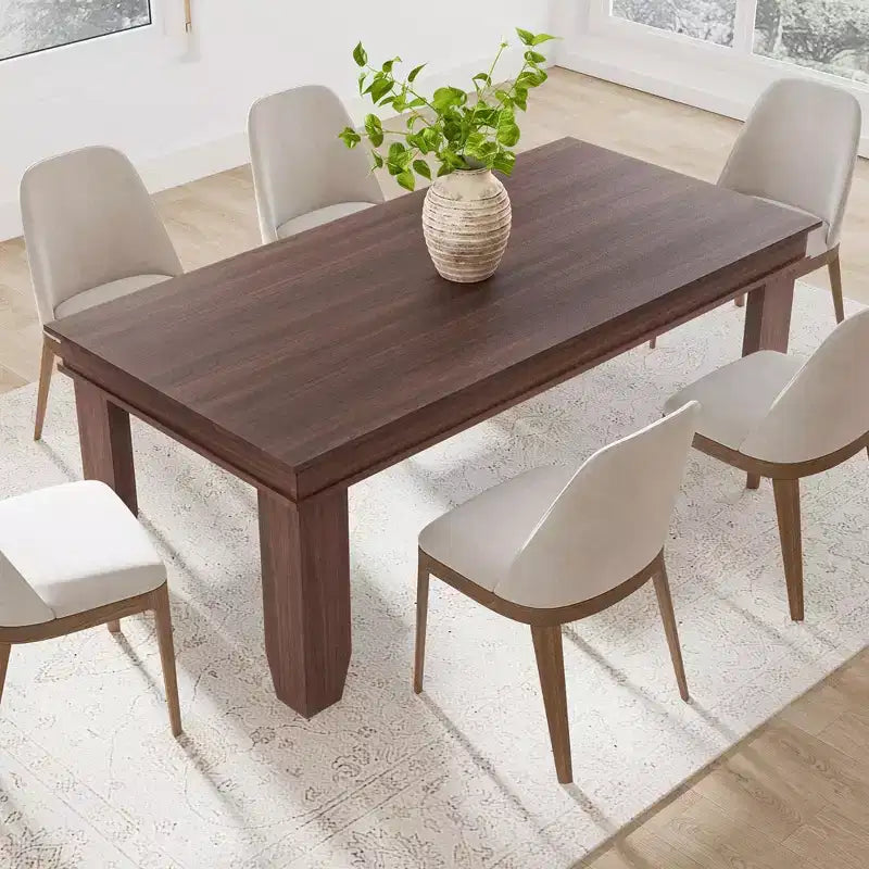 Table de salle à manger de ferme 180 cm - Marron, 6 à 8 places