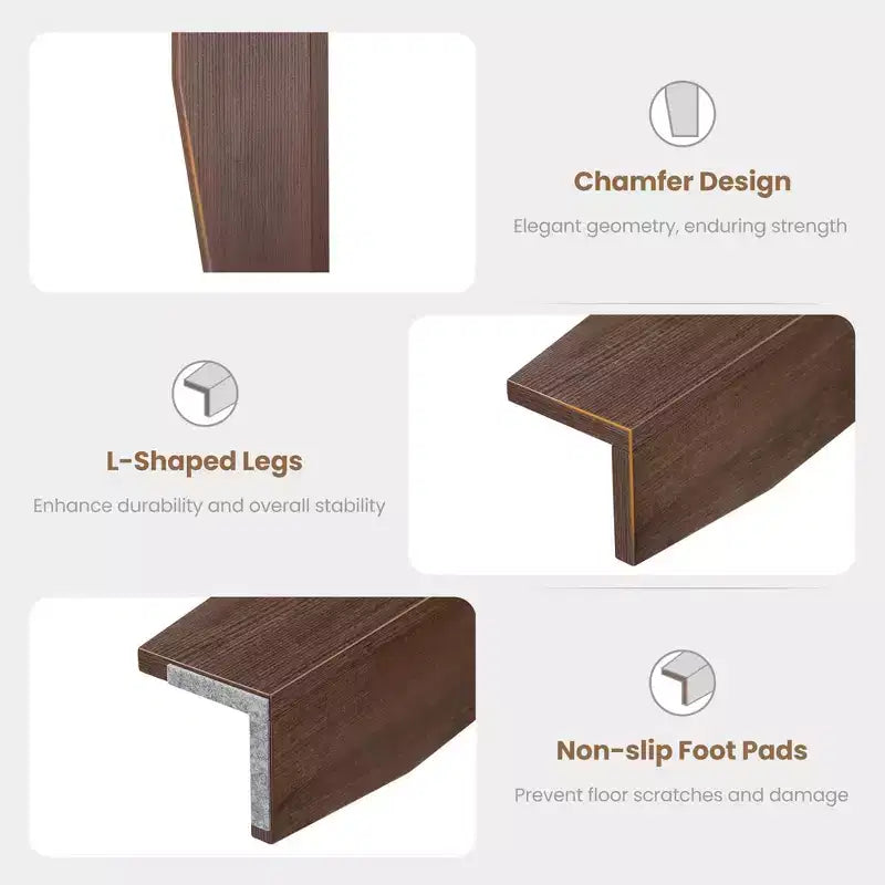 Table de salle à manger de ferme 180 cm - Marron, 6 à 8 places