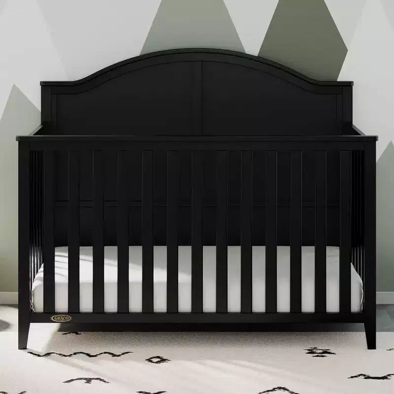 Lit de bébé convertible 5-en-1 - Certifié GREENGUARD Gold, Hauteur du matelas réglable