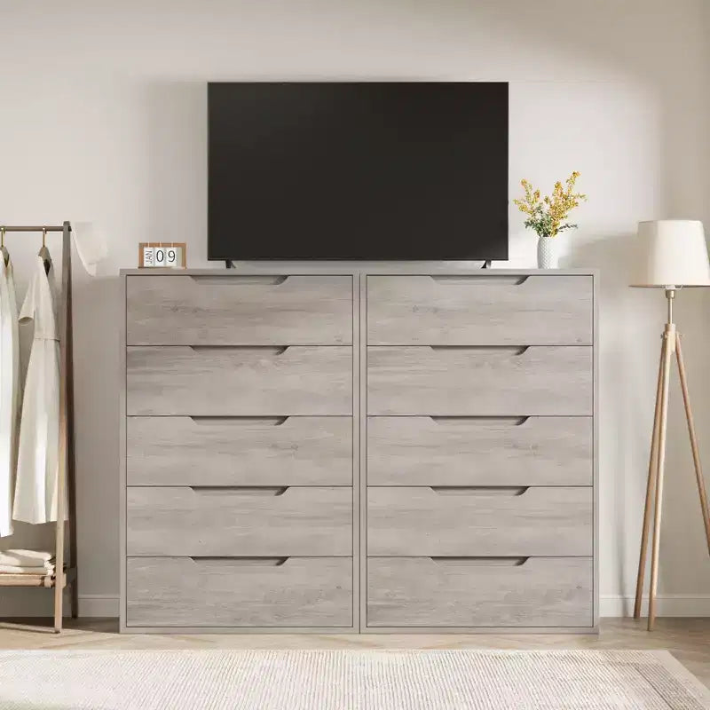 Commode verticale à 5 tiroirs – Meuble de rangement en bois pour chambre et salon