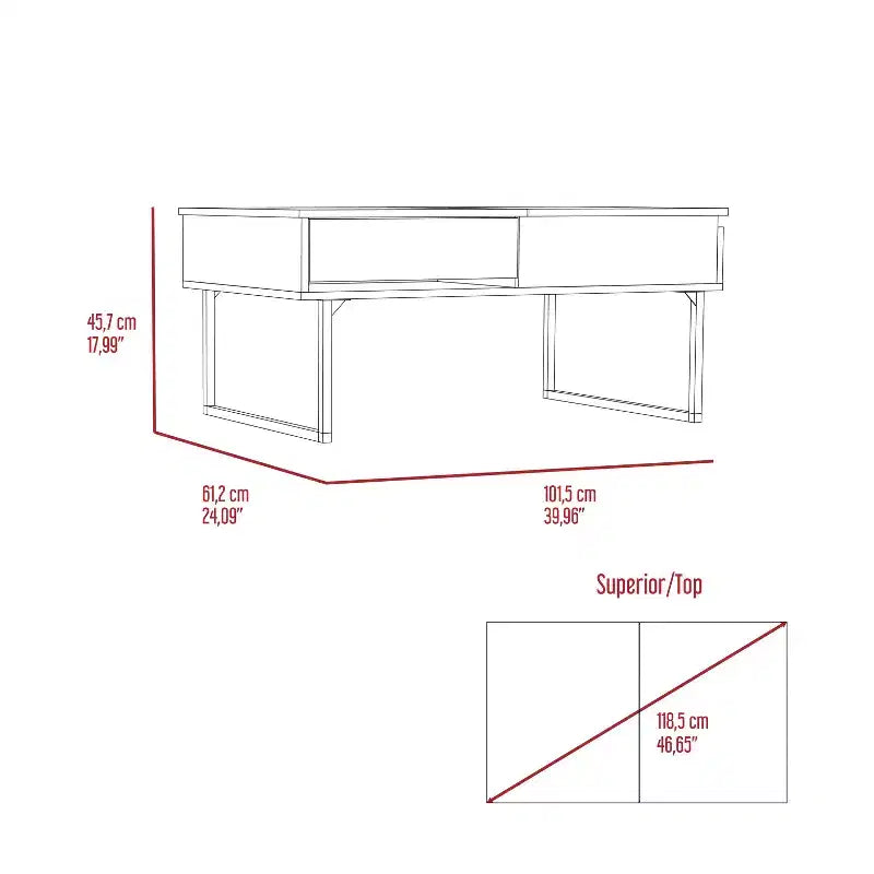 Meuble TV pour téléviseurs de 60 pouces - Console de 56 po avec 3 étagères ouvertes et 2 étagères intérieures