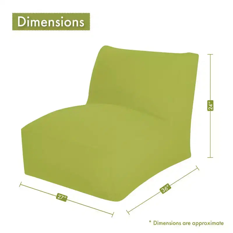 Fauteuil pouf - Crème