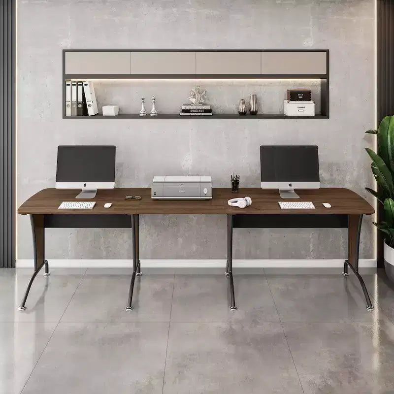 Bureau d'angle de luxe avec option de bureau d'équipe en ligne