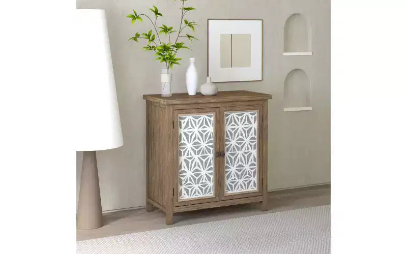Armoire de rangement rustique en bois massif, organisateur de style vintage pour salon, entrée ou salle familiale