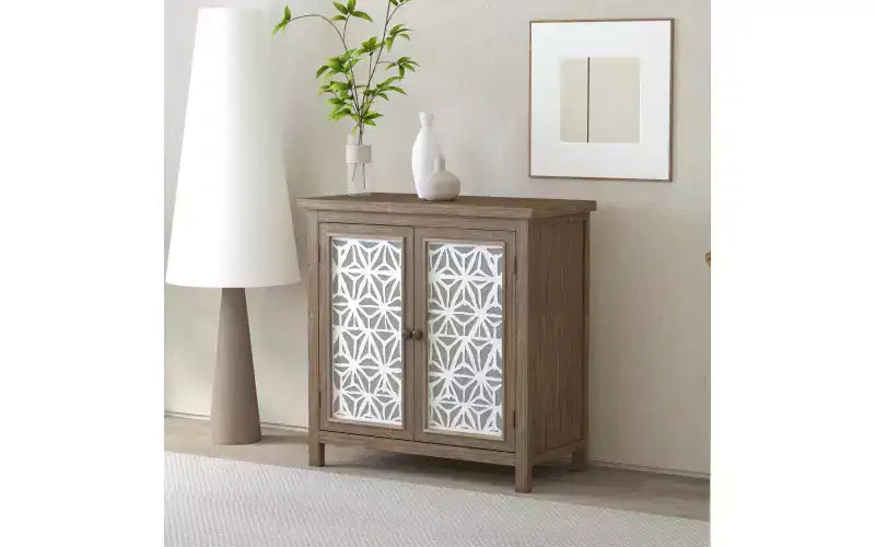 Armoire de rangement rustique en bois massif, organisateur de style vintage pour salon, entrée ou salle familiale