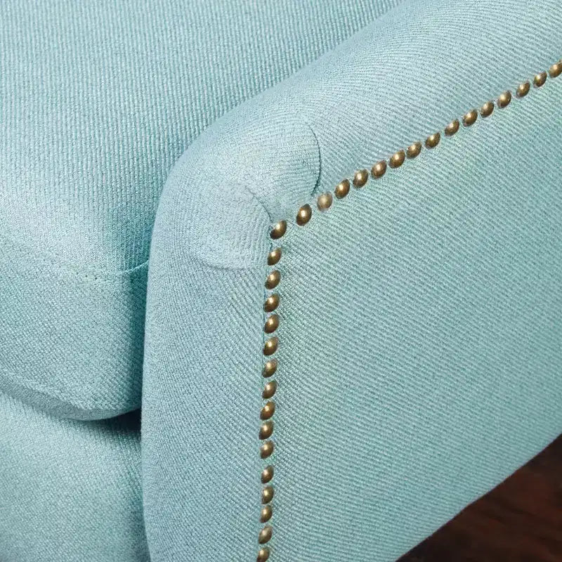 Fauteuil d'appoint rembourré avec structure en métal