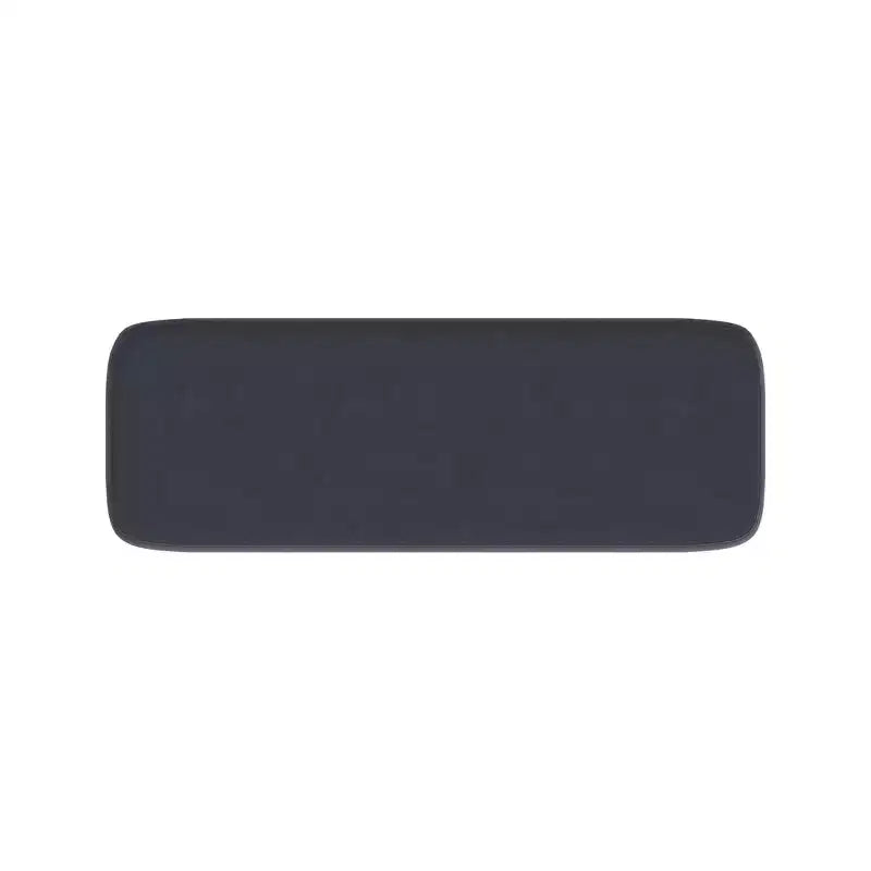 Grand banc de rangement rembourré moderne - Velours vert, pieds en métal noir, 42"L