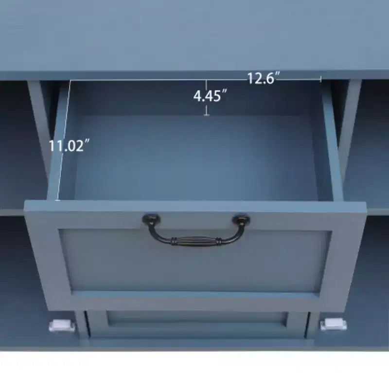 Meuble de rangement de cuisine/Bahut de 119 cm avec 3 tiroirs et 2 portes - Console de buffet