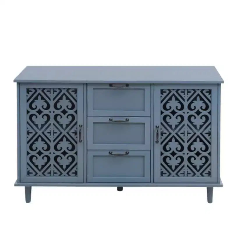 Meuble de rangement de cuisine/Bahut de 119 cm avec 3 tiroirs et 2 portes - Console de buffet